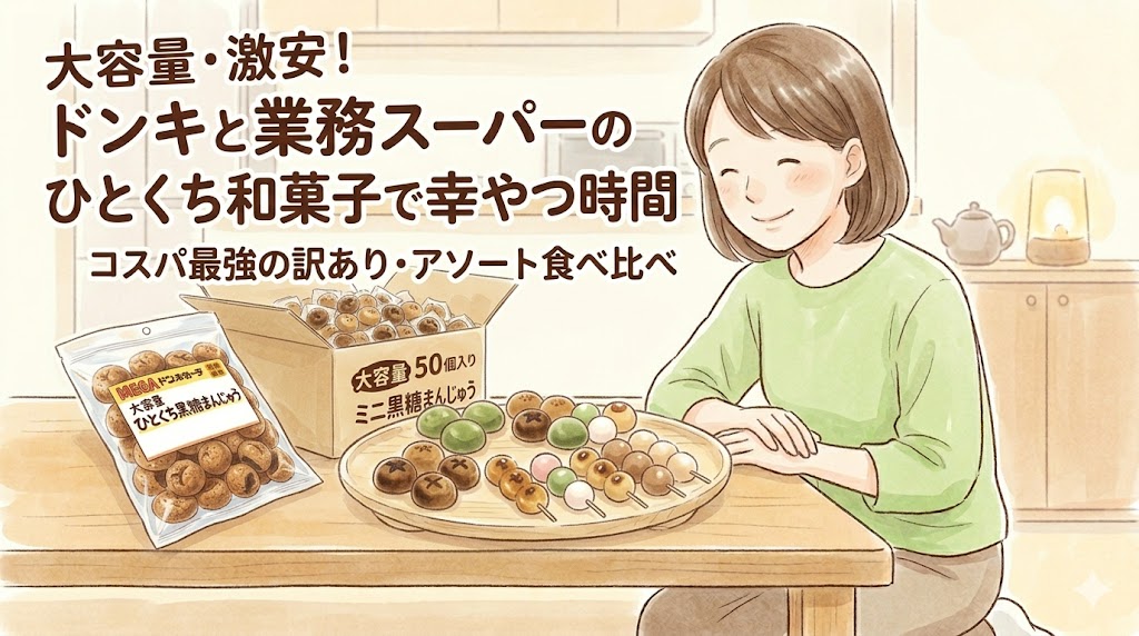 ドンキで10円まんじゅうを調査